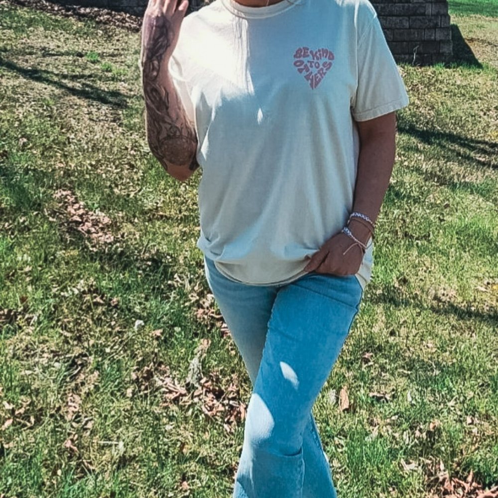 Be Kind To Others Oversized Tee - Picture 10 of 10